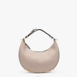 Fendi mujer bolso de cuero de paloma 2LH8E541 accesorios gris