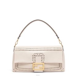 Fendi mujer bolso de piel camelianaappa con costuras a juego 2LH8E553 accesorios rosa