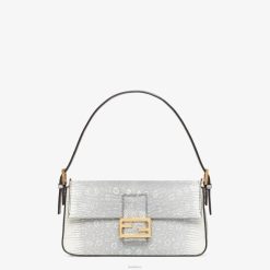 Fendi mujer bolso de piel de lagarto 2LH8E859 accesorios blanco