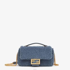 Fendi mujer bolso de piel de oveja 2LH8E746 accesorios azul