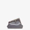 Fendi mujer bolso de pitón y piel 2LH8E842 accesorios gris