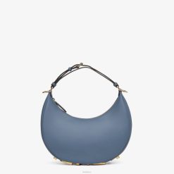 Fendi mujer bolso grafía pequeño de piel 2LH8E698 accesorios azul