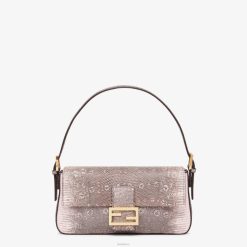 Fendi mujer bolso reedición de piel de lagarto 2LH8E892 accesorios rosa