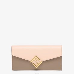 Fendi mujer cartera bicolor paloma y piel 2LH8E1462 accesorios multicolor