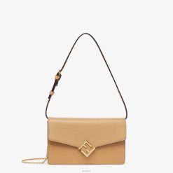 Fendi mujer cartera de cuero romaníes 2LH8E1512 accesorios marrón