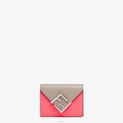 Fendi mujer cartera de piel bicolor y paloma 2LH8E1471 accesorios rosa