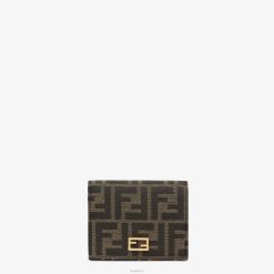 Fendi mujer cartera de tela 2LH8E1493 accesorios marrón