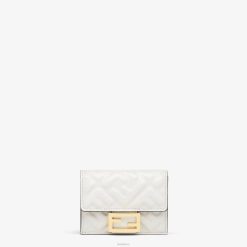 Fendi mujer cartera ff de napa 2LH8E1524 accesorios blanco
