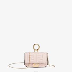 Fendi mujer Charm en piel de napa. 2LH8E393 accesorios rosa