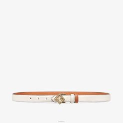 Fendi mujer cinturón reversible de piel camelia 2LH8E105 accesorios multicolor