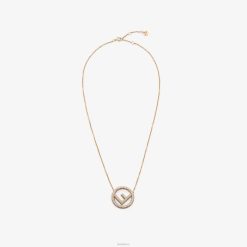 Fendi mujer collar 2LH8E1756 joyas oro