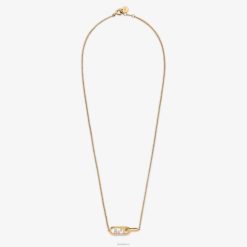 Fendi mujer collar en forma de o'lock 2LH8E1681 joyas oro