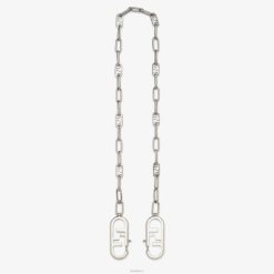 Fendi mujer correa de hombro metálica 2LH8E168 accesorios plata
