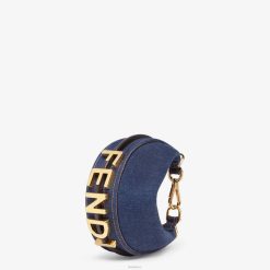 Fendi mujer encanto de mezclilla 2LH8E303 accesorios azul