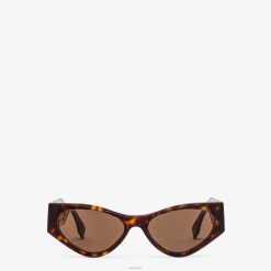 Fendi mujer gafas de sol de acetato habana 2LH8E354 accesorios moda