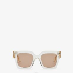 Fendi mujer gafas de sol de acetato roma 2LH8E144 accesorios blanco