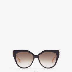 Fendi mujer gafas de sol de acetato y metal 2LH8E372 accesorios negro