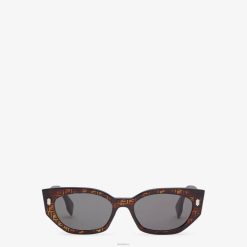Fendi mujer gafas de sol ff habana y acetato 2LH8E369 accesorios negro