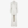 Fendi mujer mono de lana 2LH8E981 vestir blanco
