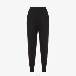 Fendi mujer pantalones de cachemir ecológico 2LH8E1182 vestir negro