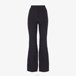 Fendi mujer pantalones de tela técnica 2LH8E1172 vestir negro