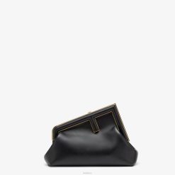 Fendi mujer pequeño bolso de cuero 2LH8E576 accesorios negro