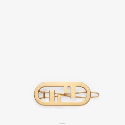 Fendi mujer Pinza para el cabello 2LH8E373 joyas oro