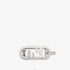Fendi mujer Pinza para el cabello 2LH8E491 joyas plata