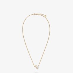 Fendi mujer primer collar 2LH8E1713 joyas oro