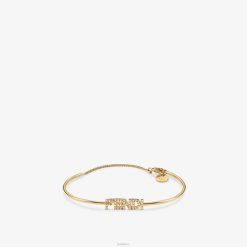 Fendi mujer pulsera de firma 2LH8E1730 joyas oro