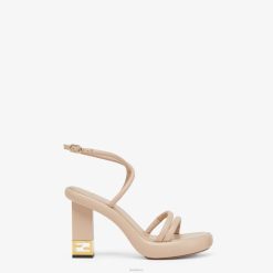 Fendi mujer sandalias de piel de napa 2LH8E1294 zapatos rosa