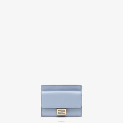Fendi mujer tarjetero de napa 2LH8E1421 accesorios azul claro
