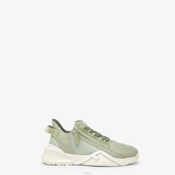 Fendi mujer zapatillas bajas de cuero 2LH8E1337 zapatos verde