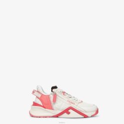 Fendi mujer zapatillas bajas de cuero 2LH8E1398 zapatos blanco