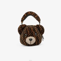 Fendi niños bolso con osito de borrego ff 2LH8E2891 accesorios multicolor