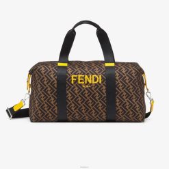 Fendi niños bolso de fin de semana de nailon con estampado roma 2LH8E2903 accesorios multicolor