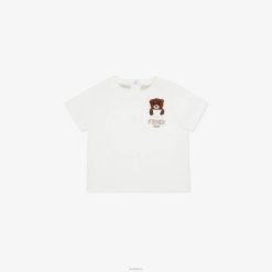 Fendi niños camiseta de bebé de punto 2LH8E2832 vestir moda