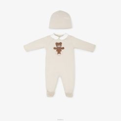 Fendi niños kit de osito de peluche 2LH8E2795 vestir beige