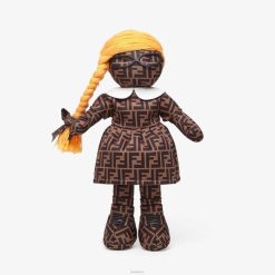 Fendi niños Muñeca coleccionable reciclada de neopreno ff 2LH8E2901 accesorios multicolor