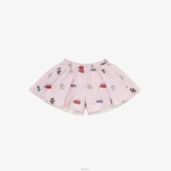 Fendi niños pantalones cortos de bebé multipopelina 2LH8E2769 vestir rosa