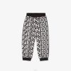 Fendi niños pantalones mini me de dos tonos de marc jacobs 2LH8E2863 vestir multicolor