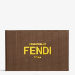 Fendi unisexo libro baguette "de la mano" 2LH8E481 accesorios moda